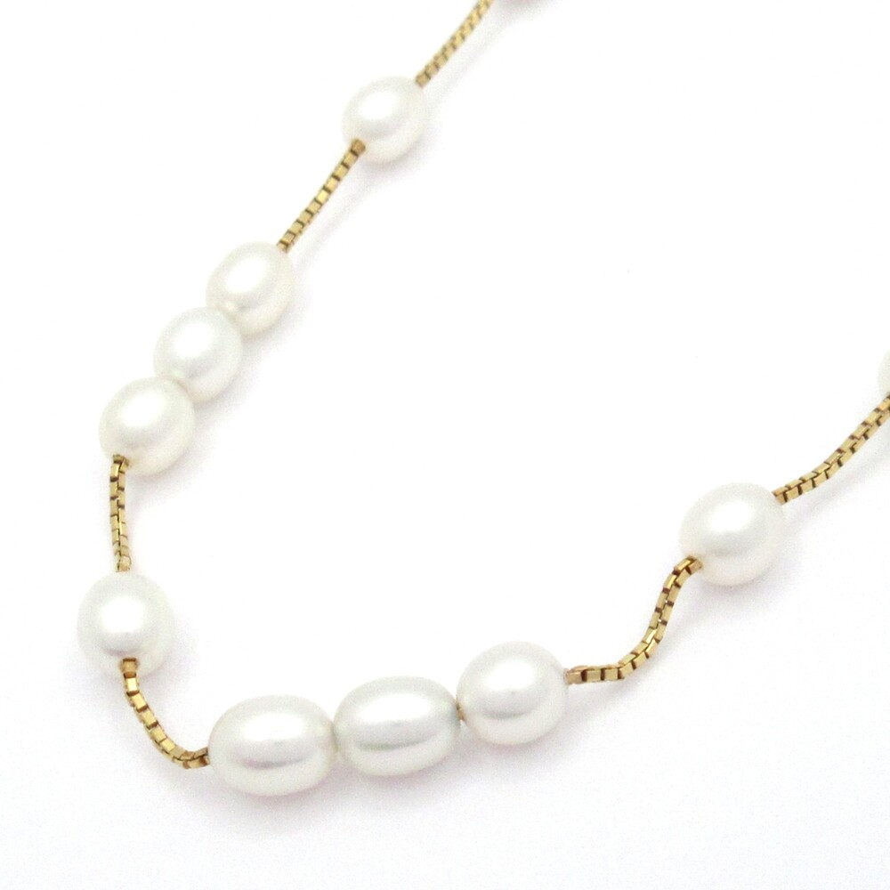 Tasaki Necklace 18K Yellow Gold Pearl